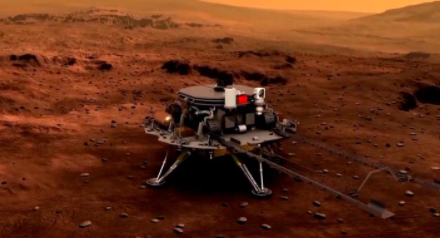 China’s space agency just gave the Communist Party a big 100th birthday gift: a rover on Mars